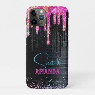 Case-Mate iPhone Case Monographie d'anniversaire de parties scintillant