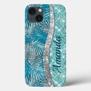 Case-Mate iPhone Case Monographie de feuilles de parties scintillant en 
