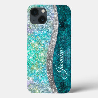 Case-Mate iPhone Case Monographie de parties scintillant irisé
