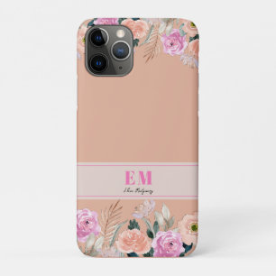 Case-Mate iPhone Case Monographie florale Rose poussiéreuse