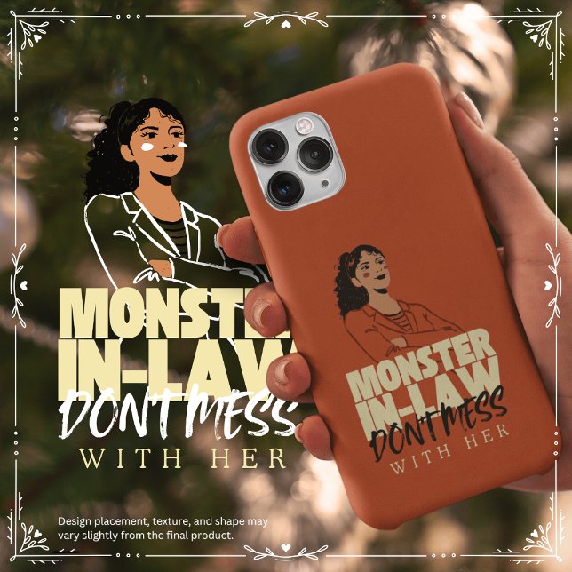 Coques Case-Mate iPhone Monster-in-law, ne la met pas au défi (Monster-in-Law, Don't Mess With Me Cover from The Beekeeper Store)