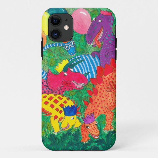 Coques Case-Mate iPhone Monstres brillamment colorés comiques d'amusement (Dos)