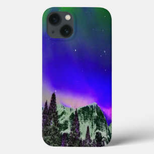 Case-Mate iPhone Case Montagnes d'hiver à la nuit
