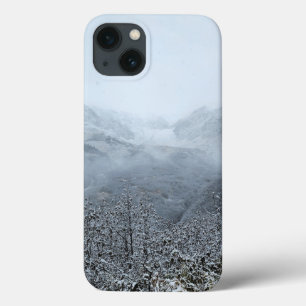 Case-Mate iPhone Case Montagnes hivernales brumeuses Minimalisme esthéti