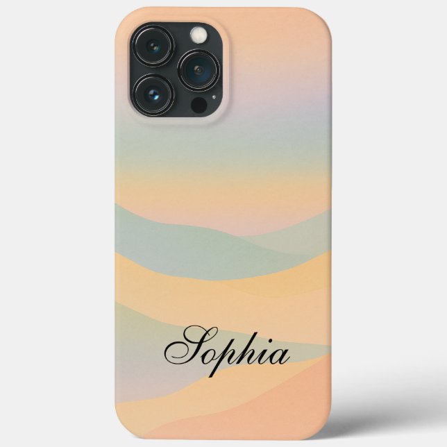 Coques Case-Mate iPhone Montagnes paysagères abstraites et modernes (Verso)