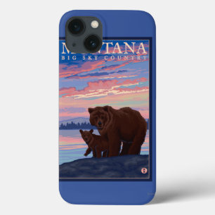 Coques Pour iPhone MontanaMomma Ours et Vintage voyage d'oursons