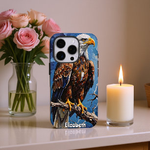 Coques iPhone 16 Pro Montre de tempête : Aigle sur Barren Branch