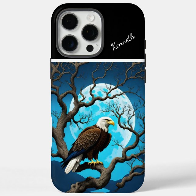 Coques Case-Mate iPhone Montre Lune Aigle (Verso)