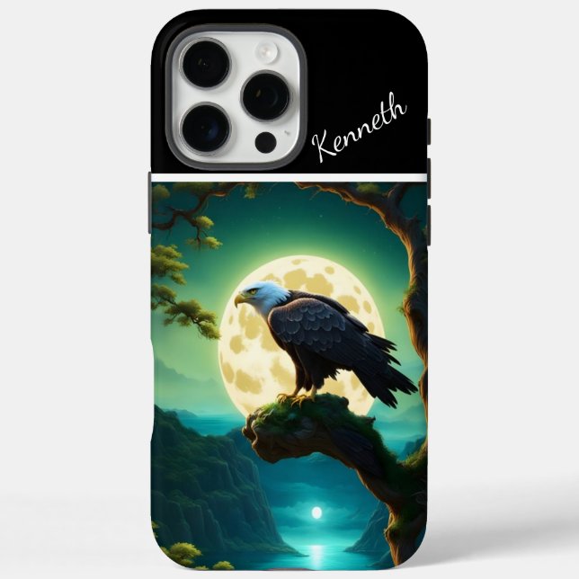 Coques Case-Mate iPhone Montre Lune de l'aigle (Verso)