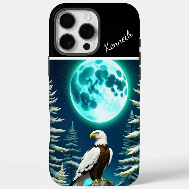 Coques Case-Mate iPhone Montre Lune de l'aigle (Verso)