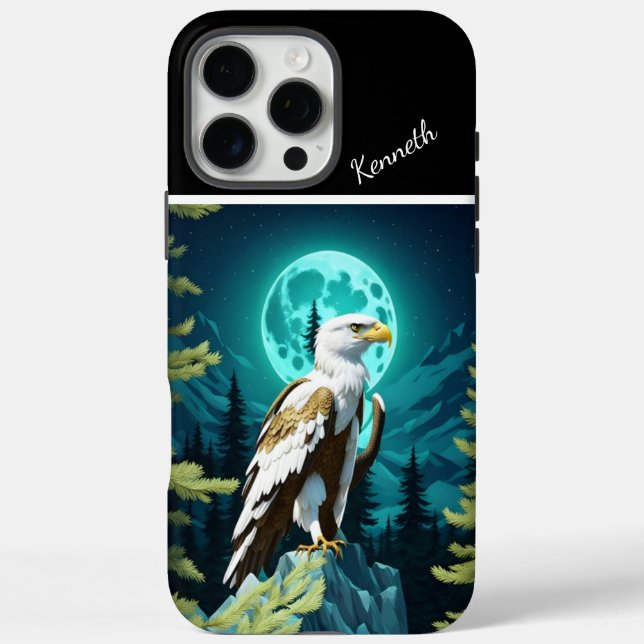 Coques Case-Mate iPhone Montre Lune de l'aigle (Verso)