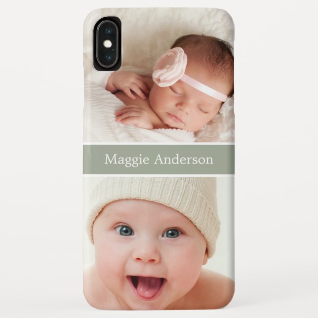 Coques Case-Mate iPhone Montrer vos photos de nouveau-nés (Dos)