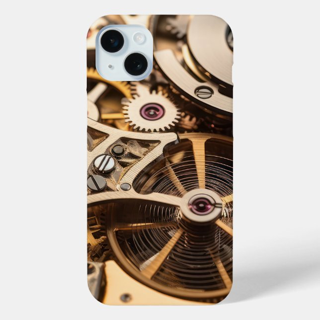 Coques Case-Mate iPhone Montres à vapeur rouages intérieurs (Verso)