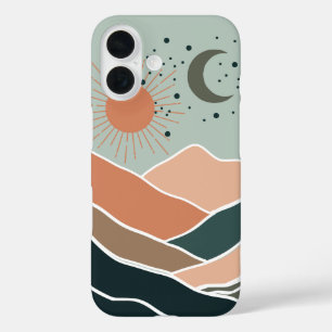 Coques iPhone 16 Monts Sun & Moon