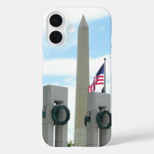 Coques iPhone 16 Monument à Washington et mémorial 2ÈME GUERRE MOND