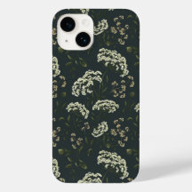 Moody Dark Vintage Floral Boîtier d'impression