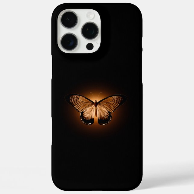 Coques Case-Mate iPhone Moody noir foncé illuminé (Verso)
