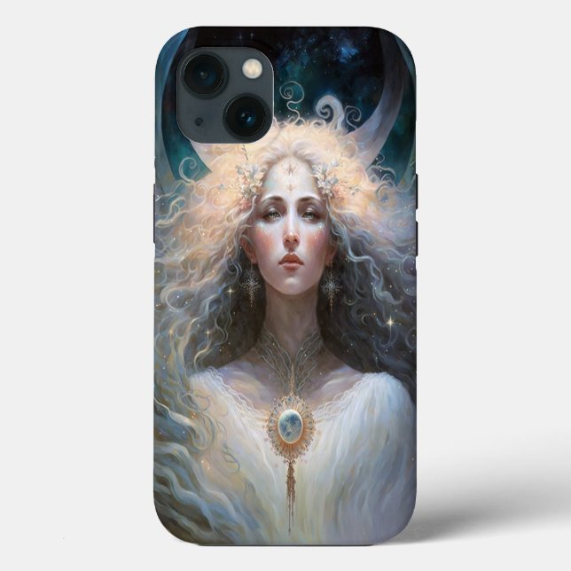 Coques Case-Mate iPhone Moon Goddess Imaginaire Art (Verso)