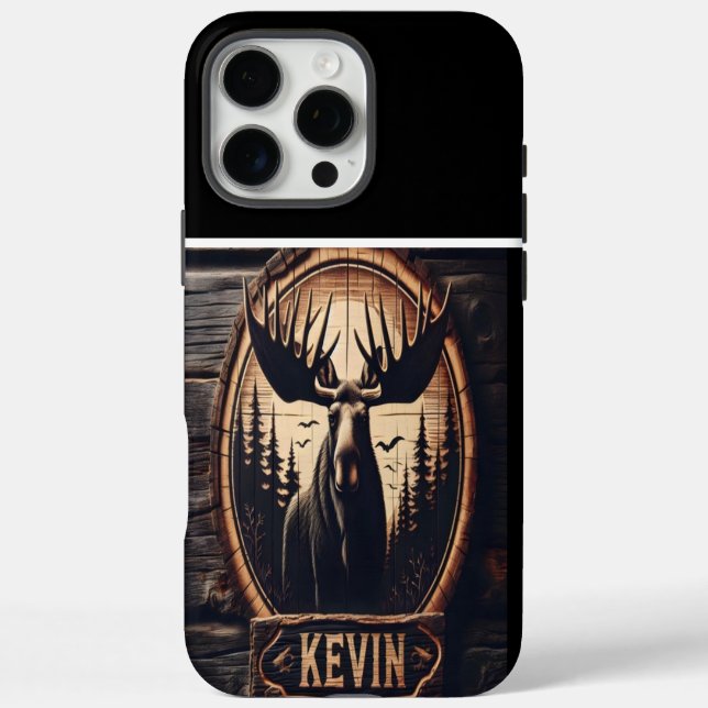 Coques Case-Mate iPhone Moose & Woods personnalisés (Verso)
