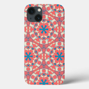 Etui iPhone Case-Mate Mops motifs sur corail