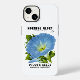 Coque Pour iPhone 14 Morning Glory Vintage Seed Packet Coque-Mate iPhon