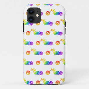 Coques Pour iPhone Mortocycle arc-en-ciel