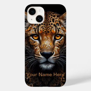 Coque Pour iPhone 14 Mosaic Cheetah Portrait