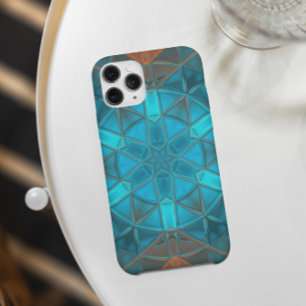 Case-Mate iPhone Case Mosaic Kaleidoscope Fleur orange et bleu