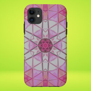 Case-Mate iPhone Case Mosaic Mandala Flower rose et blanc