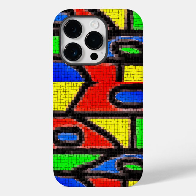 Coques Case-Mate iPhone Mosaïque artisanale, Peinture Barcelone Tilles (Verso)