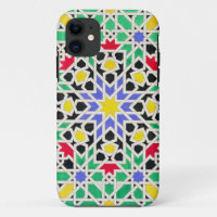 Mosaïque dans le lambris d'appui du côté est de la