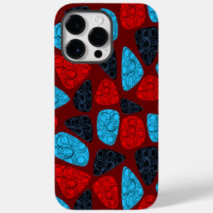 Coque Pour Pour iPhone 14 Pro Max Mosaïque du cercle atomique