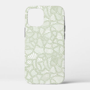 Case-Mate iPhone Case Mosaïque feuille aléatoire vert pâle