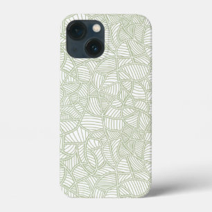 Case-Mate iPhone Case Mosaïque feuille aléatoire vert pâle
