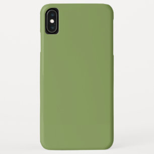 Etui iPhone Case-Mate Moss Green Arrière - plan couleur solide Personnal