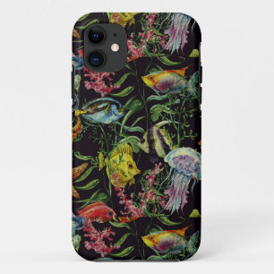 Coque Case-Mate Pour iPhone Motif 1 de vie marine d'aquarelle