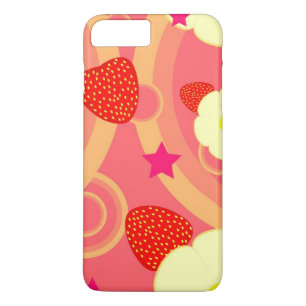 Coque iPhone 7 Plus Motif 2 de fraise