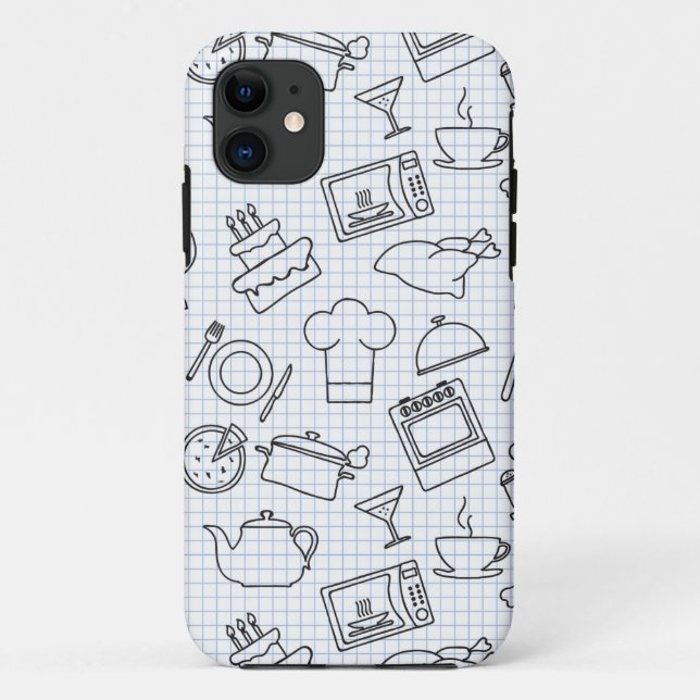 Coques Case-Mate iPhone Motif 4 de cuisine (Dos)