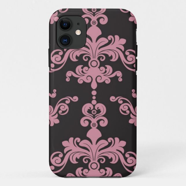 Coques Case-Mate iPhone Motif 5 de damassé (Dos)
