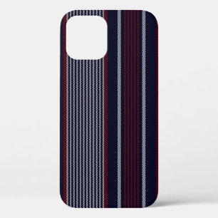 Case-Mate iPhone Case Motif à bande texturée sans soudure avec bleu mari