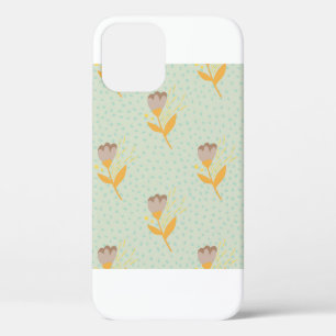 Case-Mate iPhone Case Motif à doodle fleur folk sans soudure. Main d