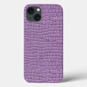 Case-Mate iPhone Case Motif à effet de cuir lilas