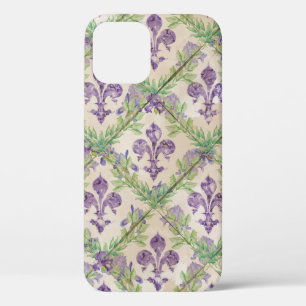 Case-Mate iPhone Case motif à fleurs de lis - aquarelle Iris