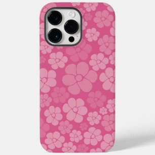 Coque Pour Pour iPhone 14 Pro Max Motif à fleurs - rose