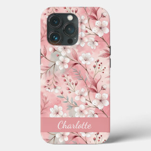 Case-Mate iPhone Case Motif à fleurs Sakura personnalisé rose
