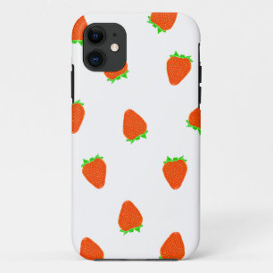 Coques Pour iPhone motif à fraise