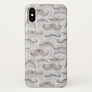 Coque iPhone X Motif à la mode de moustache