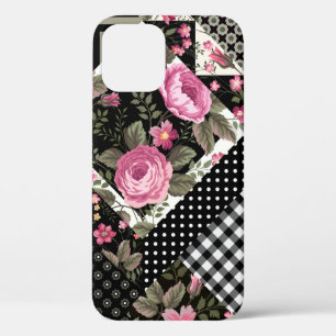 Case-Mate iPhone Case motif à patchwork floral transparent avec géométri