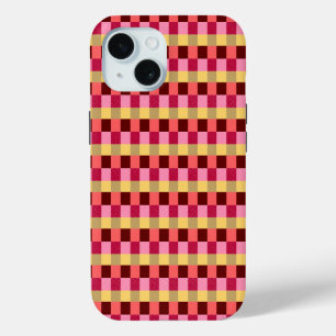 Coque Pour iPhone 15 Motif à points polka monogramés