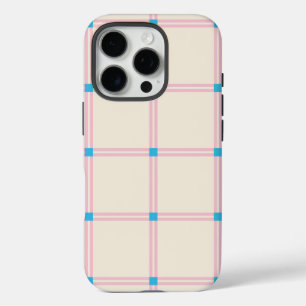 Coques iPhone 16 Pro Motif à rayures verticales de couleur douce et des